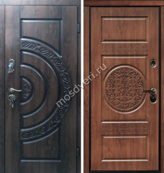 Наружная утепленная металлическая дверь - купить от производителя Мосдвери Наружная утепленная металлическая дверь